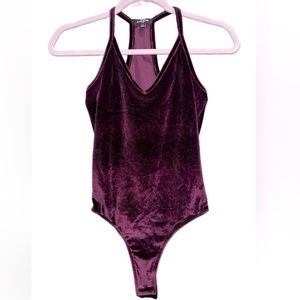 💙❤️ Suede purple bodysuit